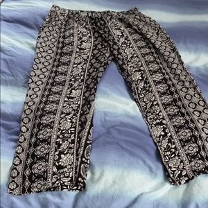 100% rayon pants -Tantrums Boho M